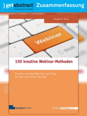 cover image of 150 kreative Webinar-Methoden (Zusammenfassung)